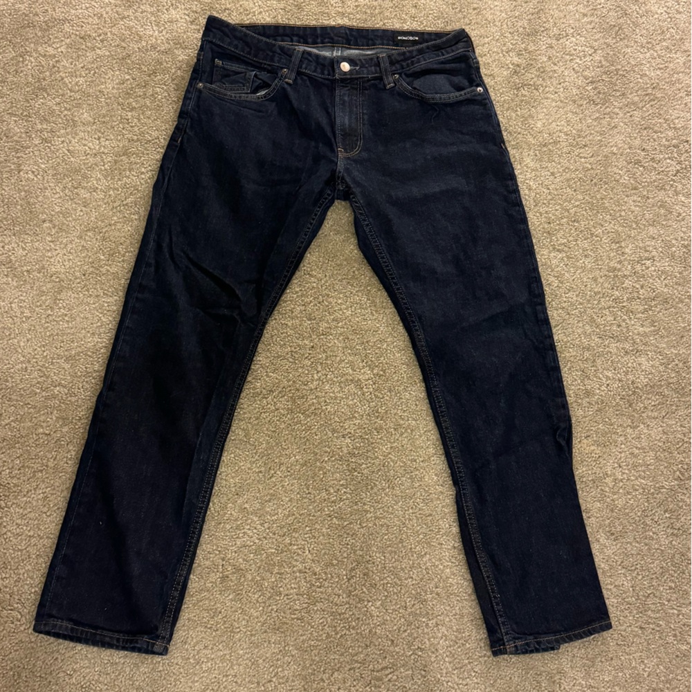 Bonobos Men’s Slim Fit Jeans Dark Wash Size 33x30 Like New